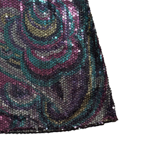 Free People Intimate Mesh Sequin Slip Dress US M - Picture 5 of 10